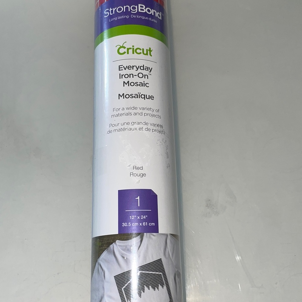 Cricut Strong Bond Mosaic HTV - Heat Transfer Vinyl 1 roll